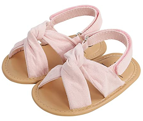 Cheluzz Infant Baby Girls Sandals Flat Shoes Crib First Walkers Prewalkers Shoes