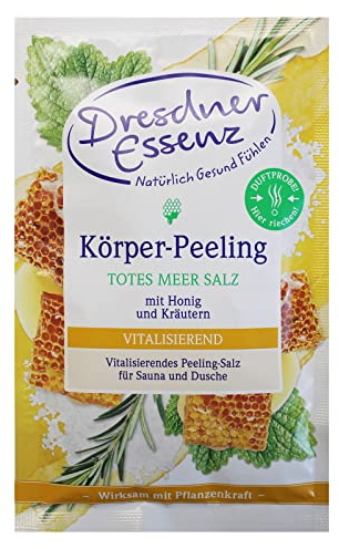Dresdner Essenz Körper-Peeling Totes Meer Salz Honig Kräuter 50 g Hautpeeling