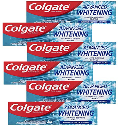 150g x 6 | Colgate Advanced Whitening 100ml Each