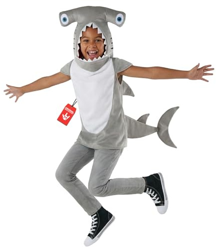 Morph Costume Squalo Martello Bambino, Vestito Da Shark Baby, Costume Carnevale Bambina L
