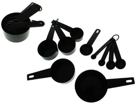 PARENCE.- Lot de 10 Tasses à Mesurer/Ensemble de 10 Tasses et Cuillères Doseuses - Ustensiles de Cuisine pour Mesurer les Ingrédients Sec ou Liquide
