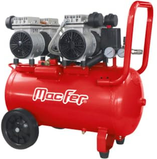 Compressor ar s/óleo silencioso CA4406, 50l 4HP/3000W, 528 l/min, 8bar, 2850rpm