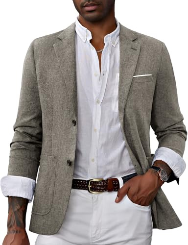 PJ PAUL JONES Veste de sport décontractée pour homme avec deux boutons