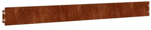 vidaXL Bordes de césped Acero corten Flexible 50 Piezas 10x103 cm, Bordes de jardín, bordura de césped, Bordes de arriate, Bordes de jardín