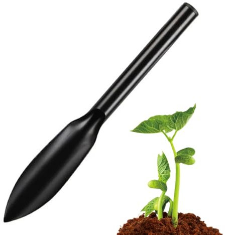 SGERUFZ Pelle de Jardin Pelle à Main avec Poignée Antidérapante en Caoutchouc Doux pour Planter, Désherber, Déplacer, Lisser, Creuser et Planter (32 cm x 5 cm)