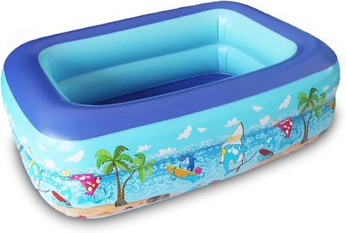 Piscina Gonfiabile Bambini,Piscina Baby,Durevole e Sicuro,Piscina Anulare per Bambini,Piscinetta per Bambini,Piscinette Giocattoli Estivi per Giochi per Feste in Piscina All'aperto