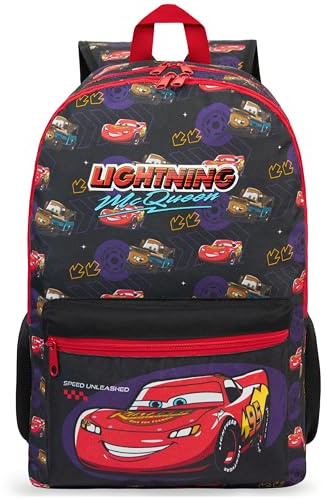 Get Trend Hot Wheels | Disney Cars | Toy Story Stor Ryggsäck för Pojkar, 46 cm, Padded Ryggsäck med Lås, Lämplig för Skolan, Sport eller Resor, Pojkpresent, 40x30x16cm, Packsäck