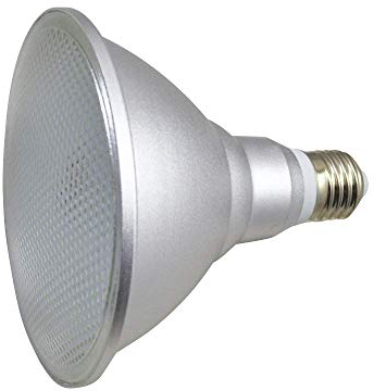 LED Birne E27 Sockel PAR38 15W, Wasserdicht IP65, 150W Halogen Äquivalent, 85-265V, Abstrahlwinkel 120 °, Aluminiumgehäuse, Fluter CRI> 90, Packung 1 (Weiß)