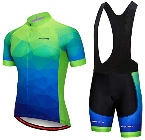 Hotlion Men's Cycling Jersey Set Summer Cycling Clothing Suit Pro Team Bike Clothes Road Biking Outfits Bicycle Kit for Men