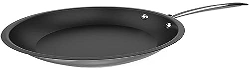 Cecotec Poêle Polka Classy 20 Bucket Steel. Diamètre 20 cm, acier inoxydable 18/10, revêtement antiadhésif, manche riveté, convient pour tout type de cuisinières, plaque à induction 146 cm