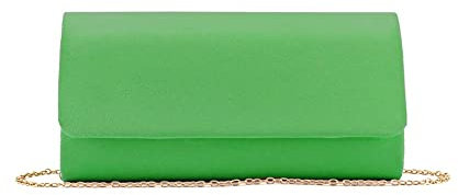 MODELISA - Bolso De Fiesta Cartera De Mano Cadena De Hombro Boda Noche Novia Ceremonia Evento Mujer (Verde Claro)