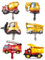 Kabwea 6 globos de excavadora XXL, globos de helio, globos de helio para obras