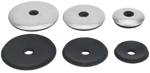 50 rondelle con guarnizione, 10 x 25 mm, in acciaio inox EPDM, guarnizione a vite, dischi di tenuta incollati, dischi in neoprene, dischi per viti e dadi