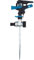 XTDMJ Impulsregner Gartensprinkler Rasensprenger, 3/4 Zoll Kreis und Sektorenregner Rasensprenger mit Pulsation, Rotierend Sprinkleranlage Garten mit Schnellkupplung Große Flächen