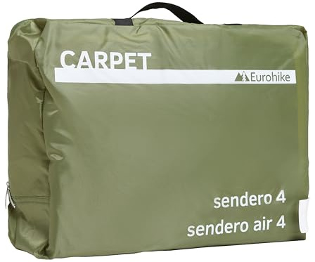 Eurohike Sendero 4 Tent Carpet, Soft Touch Material, Wall-to-Wall, 230 x 243 cm, 1.45kg