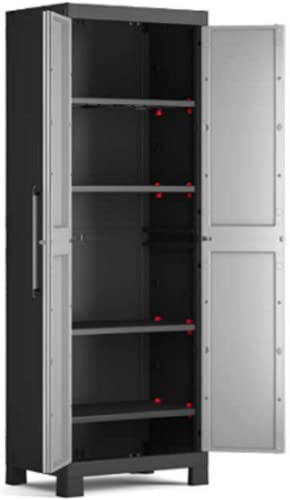 Keter ARMADIO DETROIT TUTTOPIANER I RESINA cm 65 x 45 x 182 h vattentät för utomhusbruk