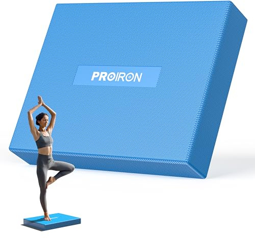 PROIRON Cojin de Equilibrio,Superior PU Estera Equilibrio,Colchoneta de Espuma,No Deformable,Colchoneta de Entrenamiento,Utilizada para Entrenar el Equilibrio y la Coordinación del Cuerpo-NOT TPE!!!