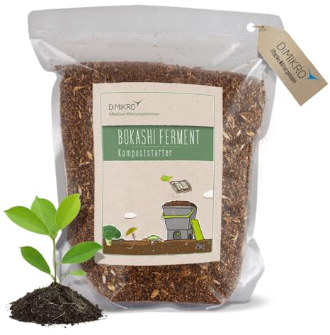 Activateur de compost Bokashi - qualité bio 5 Kg Aide à la fermentation pour seau Bokashi et compost - 100% végétalien & naturel avec micro-organismes efficaces