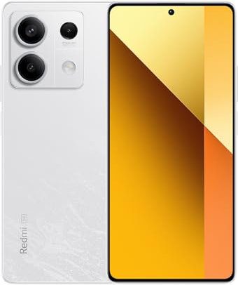 Xiaomi Redmi Note 13 5G Arctic White - Smartphone 8+256GB, MediaTek Dimensity 6080, 108MP triple camera, 33W fast charging, 5000mAh, dust and water protection (UK Version + 2 Years Warranty)