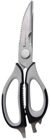 MasterPRO ELEGANCE - Forbici da cucina in acciaio inox - Impugnatura ergonomica - Alta resistenza - Consigliato il lavaggio a mano