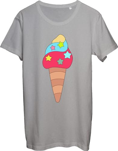 Magic Unicorn Ice Cream bnft Grey T-shirt pour homme, gris, XXL
