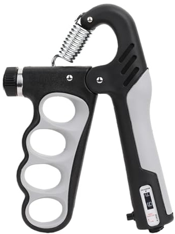 Swiftctrl Hand Grip, Antebrazo Ejercitar, 5-100 Kg Adjustable Hand Gripper Strengthener, Fortalecedor de Agarre de Mano, Entrenar Antebrazo, elevador de agarre ajustable con contador