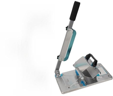 FUANA Cortador manual de carne para hoja de acero inoxidable con grosor ajustable de 0,25 mm a 8 mm y ventosas antideslizantes para verduras, carne de res, carne de cordero, utensilios de cocina