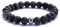 Alton of Sweden | Perlenarmband für Männer | Grau Armband Herren mit Edelsteinen & Edelstahl Perle | Larvikite | Schmuckschachtel und Samtbeutel | Tolle Geschenkidee | Handgemacht