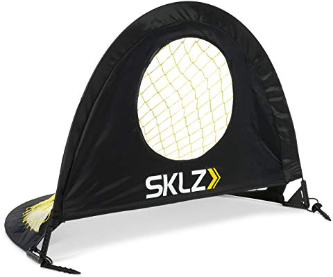 SKLZ Unisex-Adult Präzisions-Pop-Up-Tor Fußballtraining Zubehör, Scwarz/Gelb, 3ft x 2 ft
