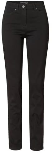 TONI Pantalones de 5 bolsillos para mujer «be Loved» de algodón de color auténtico be Loved, Negro|089, 50/delgado