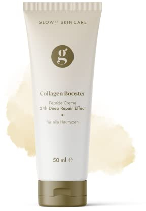 Glow25® Kollagen Booster Creme [50 ml] | Gesichtscreme | mit Hyaluronsäure und Vitamin C | geprüfte Qualität