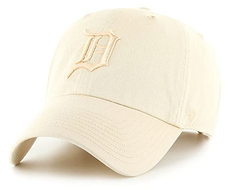 '47 Brand Strapback Cap - CLEAN UP Detroit Tigers Natural