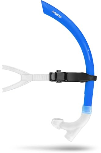 Supertrip Adult Snorkel, Swimming Snorkel for Training, Swimming Snorkel Swim Snorkel for Lap Swimming