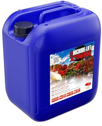 ARKA Pond Xtreme - 5 L - Hace Que el Agua del Estanque de jardín Sea Apta para los Peces, Elimina el Cloro y el amoníaco, Seguro para Todos los habitantes del Estanque.