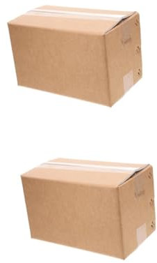 SOLUSTRE 2 Stück Kartons Isolierte Transportbox Quadratische Kartons Versandkartons Versandkartons Schuhkartons Verpackungskartons Pappkartons Für Den Umzug Große Umzugskartons Aus
