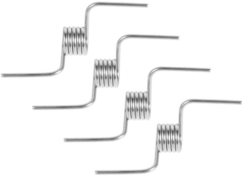 CONGARTENO 4pcs Refrigerator French Door Springs Steel Replacement Fridge Door Hinge Springs for Vertical Beam Stopper Fridge Accessories Repair Parts