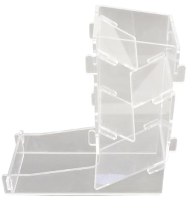 Xanorrg Gioco da Tavolo Dadi Torre Rotante Dispenser Portatile Rullo Acrilico Trasparente Torre Accessori da Tavolo per Scheda Desktop