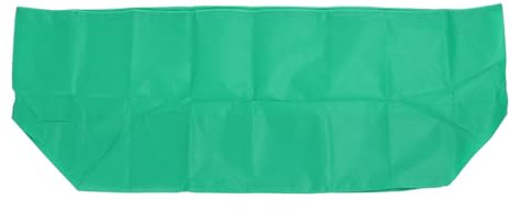 Ghzste Paquete de 3 fundas rectangulares de tela no tejida anticongelante con cordón para plantas de ventana al aire libre, 100 x 40 x 45 cm (verde)