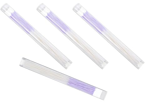 LABRIMP 360pcs Nettoyeur D'oreilles Percées en Fil de Coton Fin, Outil de Soins Doux et Pratique avec Tube de Rangement pour Nettoyage Quotidien des Piercings