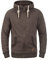 Solid SDVitu Herren Sweatjacke Kapuzenjacke Zip-Hoodie mit Kapuze Kordelzug Kängurutasche Reißverschluss Baumwollmischung Regular fit, Größe:3XL, Farbe:Coffee Bean Melange (8973)