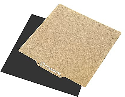 PEI ark, 235 x 235 mm, Ender 3-bädds, flexibel, magnetisk värmesäng med lim för 3D-skrivare Ender 3/Ender 3 V2/Ender 3 Pro/Ender 5/Ender 5 Pro/Ender 3 S1/Aquila C2