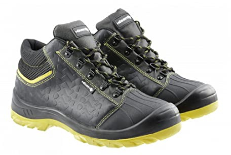 Högert Berkel S1 P SRC - Zapatos de Seguridad en Naranja o Amarillo, Amarillo, 46 EU