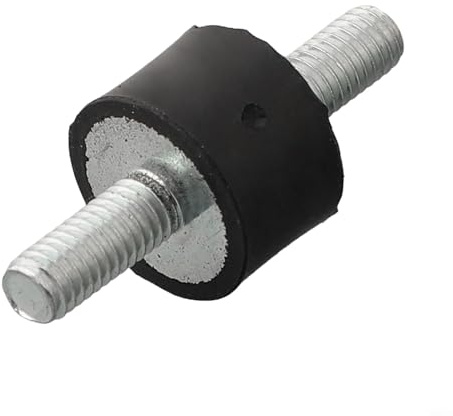 Isolatore di vibrazioni in gomma per un efficiente assorbimento degli urti per applicazioni M3 M5 M6, compatibile con varie apparecchiature (M5 x 12 mm (15 mm x 10 mm))
