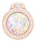 lenoup Anneau de téléphone à paillettes - Support de téléphone en strass - Pour smartphone et tablette - Or rose