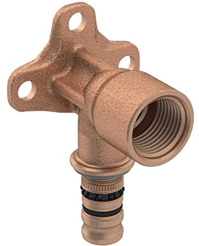 Geberit Mepla - Manguito de unión en T, rosca reductora (ángulo de conexión 90°, 20 mm x 1/2)