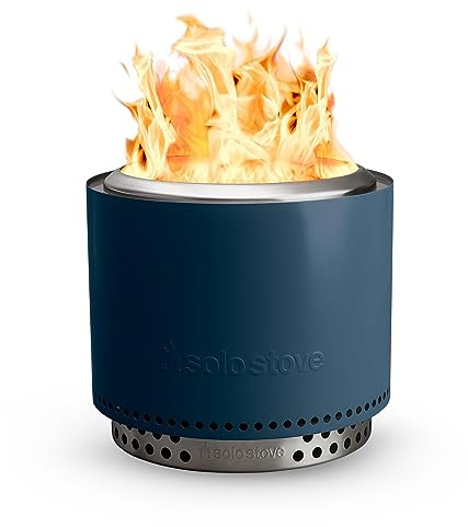 Solo Stove Bonfire with Stand | 19.5 Smokeless Fire Pit, Removable Ash Pan | Portable Stainless Steel Wood Burning Outdoor Fireplace, Ideal for 4–6 People, 21.75 lbs, Water