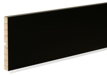 AERREGI ZOCCOLO NERO PER CUCINA BATTISCOPA ALTEZZA 10, 12 E 15 CENTIMETRI | ZOCCOLO IN PVC COLORE NERO LUNGHEZZA 200cm | PRODOTTO MADE IN ITALY DI ALTA QUALITA' (1, Nero, H150 mm)