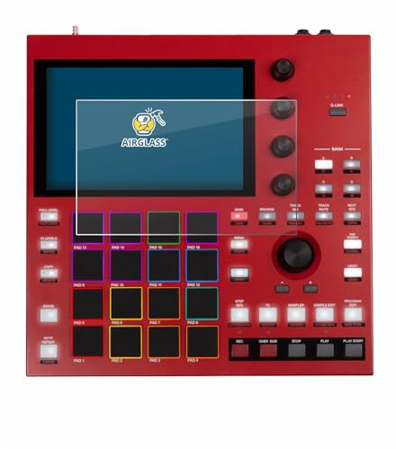BROTECT Schutzglas für Akai MPC One+ Schutzfolie Panzer Folie Glas Displayschutz Made in Germany [Extrem Kratzfest 9H, Anti-Fingerprint,Transparent]