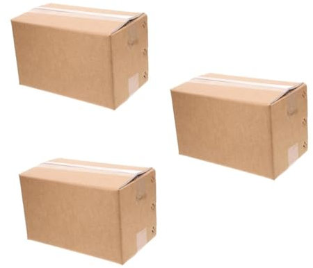 CLISPEED 3 Stück Boxen Isolierte Transportbox Versandboxen Kleine Boxen Für Den Versand Kleine Kartons Versandzubehör Mittlere Boxen Kaltversand Verpackung Versandkartons