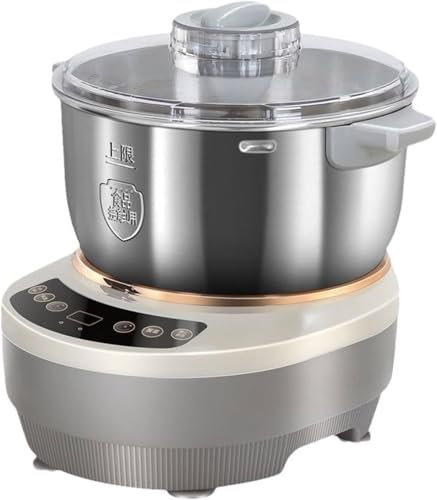 ZHLINGQ Impastatrice Professionale per Impasti E Farine, Macchina Impastatrice, capacità di Impasto 5L/7L, in Acciaio Inox, Impastatrice per Farina con Timer, con Misurini E Cucchiai.,5L